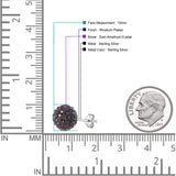 Full Ball Stud Earring