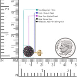 Full Ball Stud Earring