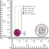 Full Ball Stud Earring