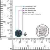 Full Ball Stud Earring