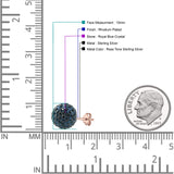 Full Ball Stud Earring