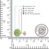 Full Ball Stud Earring