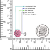 Full Ball Stud Earring