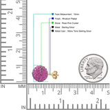 Full Ball Stud Earring