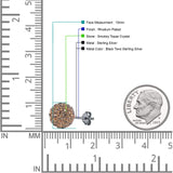 Full Ball Stud Earring