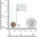 Full Ball Stud Earring