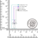 Cross Fishhook Earring