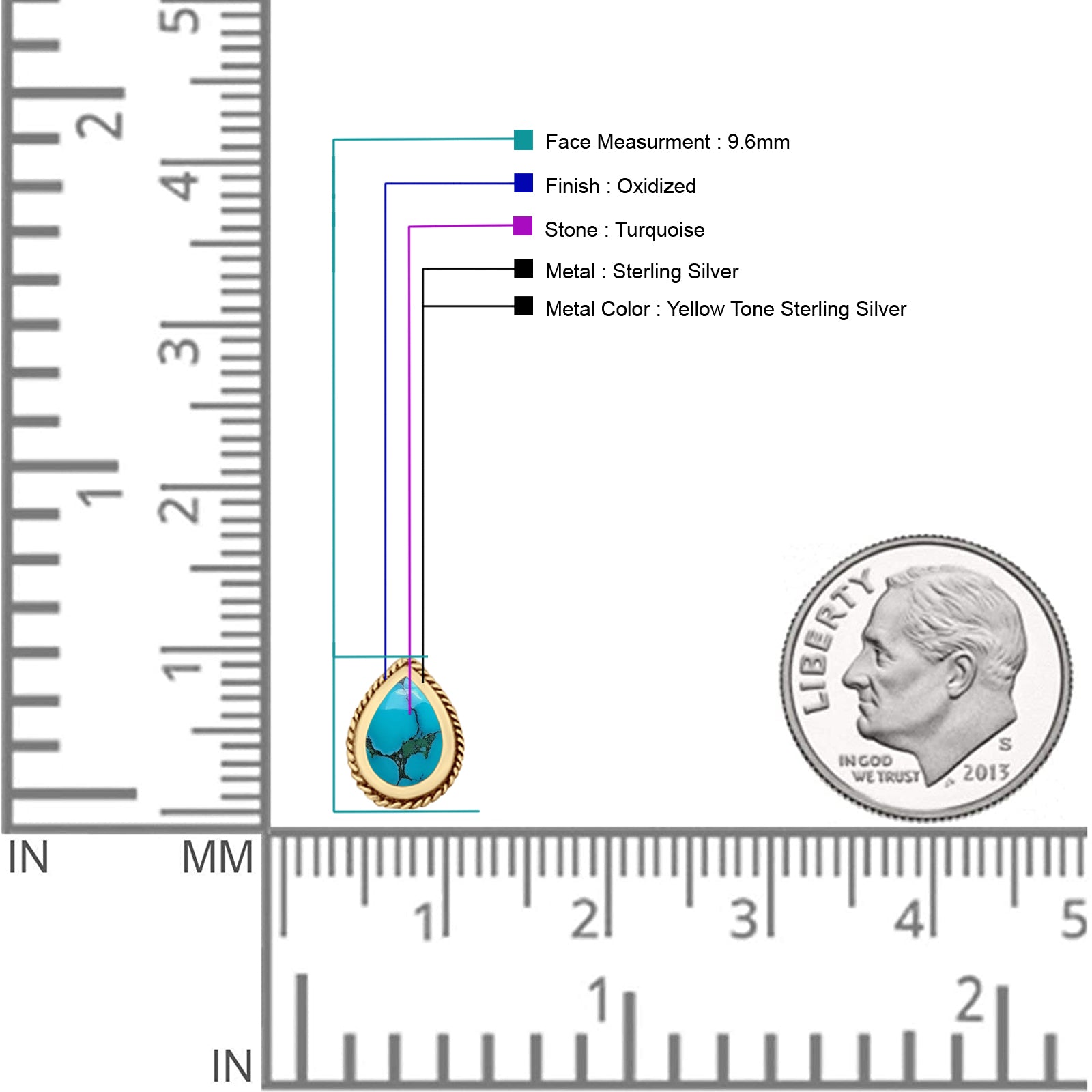 Pear Teardrop Twisted Rope Lab Created Opal Stud Earring Oxidized 925 Sterling Silver