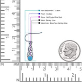 Round Lab Created Opal Trinity Dangle Fishhook Earring 925 Sterling Silver
