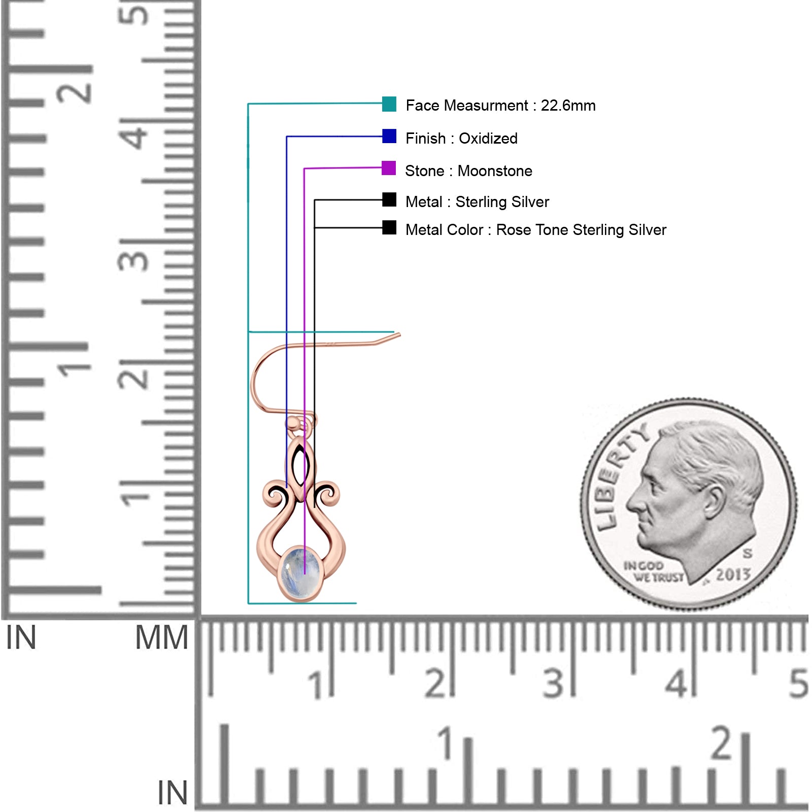 Oval Lab Created Opal 22.6mm Scroll Fishhook Earring 925 Sterling Silver