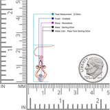 Oval Lab Created Opal 22.6mm Scroll Fishhook Earring 925 Sterling Silver