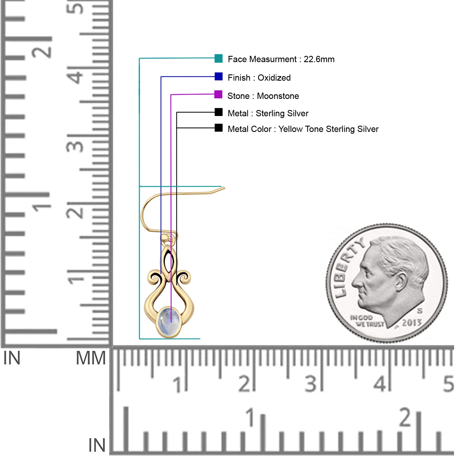 Oval Lab Created Opal 22.6mm Scroll Fishhook Earring 925 Sterling Silver