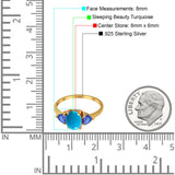 Three Stone Oval Natural Stone Trio Ring