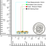 Evil Eye Ring CZ Full Eternity Band.