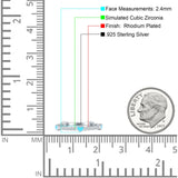 Heart Turquoise Full Eternity Band.