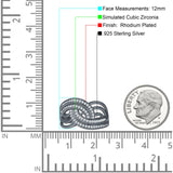 Crossover Stackable Ring