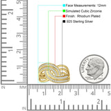 Crossover Stackable Ring