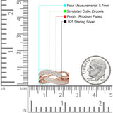 Crossover Ring Stackable Band