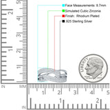 Crossover Ring Stackable Band