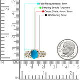 Oval Natural Stone Wedding Cocktail Ring