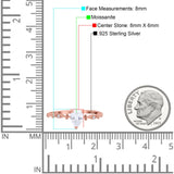 Art Deco Pear Natural Stone Wedding Ring