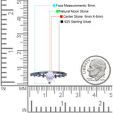 Art Deco Pear Natural Stone Wedding Ring