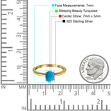 Minimalist Oval Natural Stone Solitaire Ring