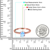 Oval Natural Stone Cathedral Ring