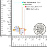 Pear Teardrop Natural Stone Wedding Ring