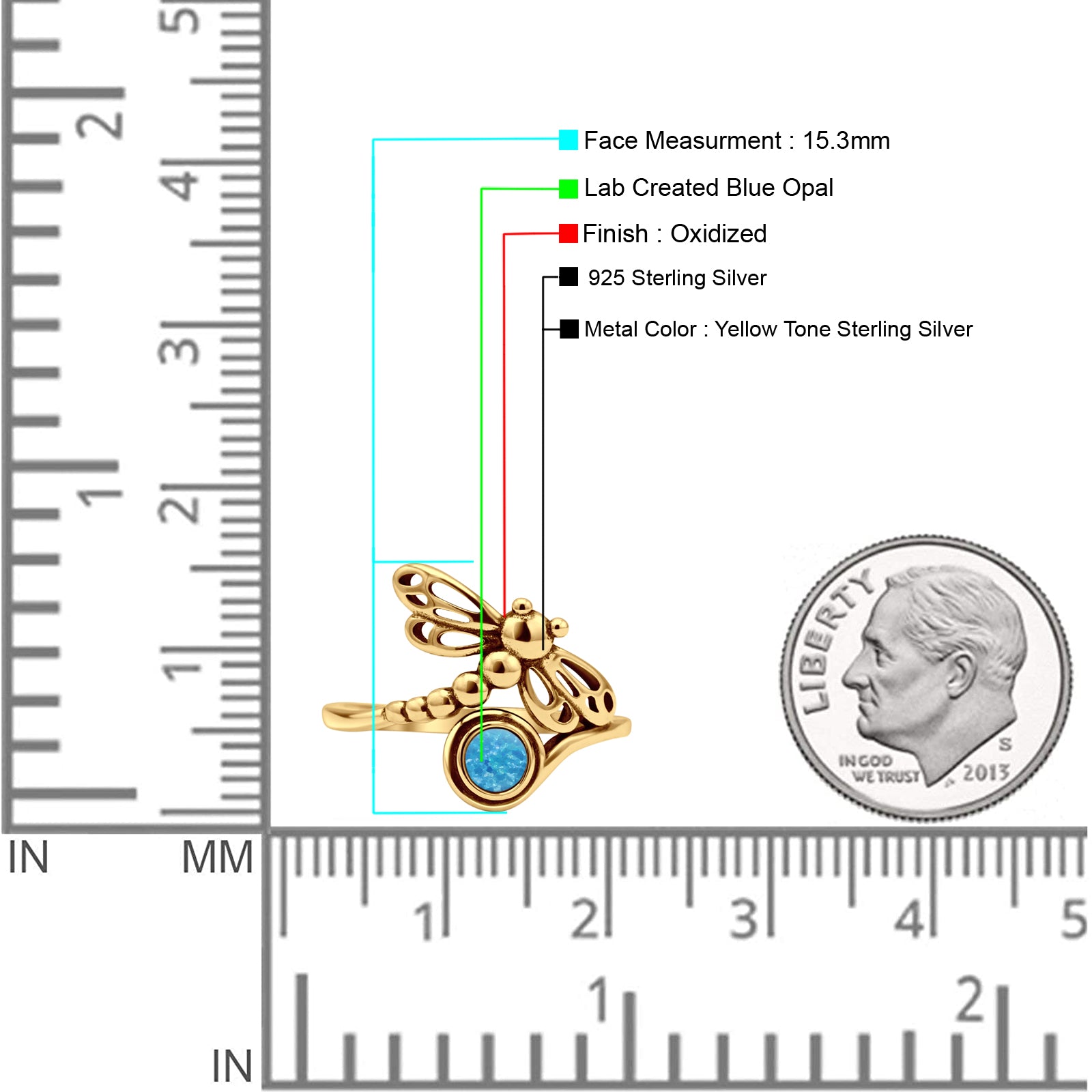 Dragonfly Ring