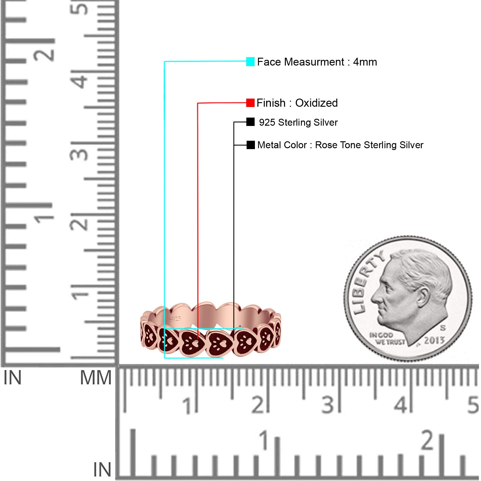 Heart & Paw Print Band