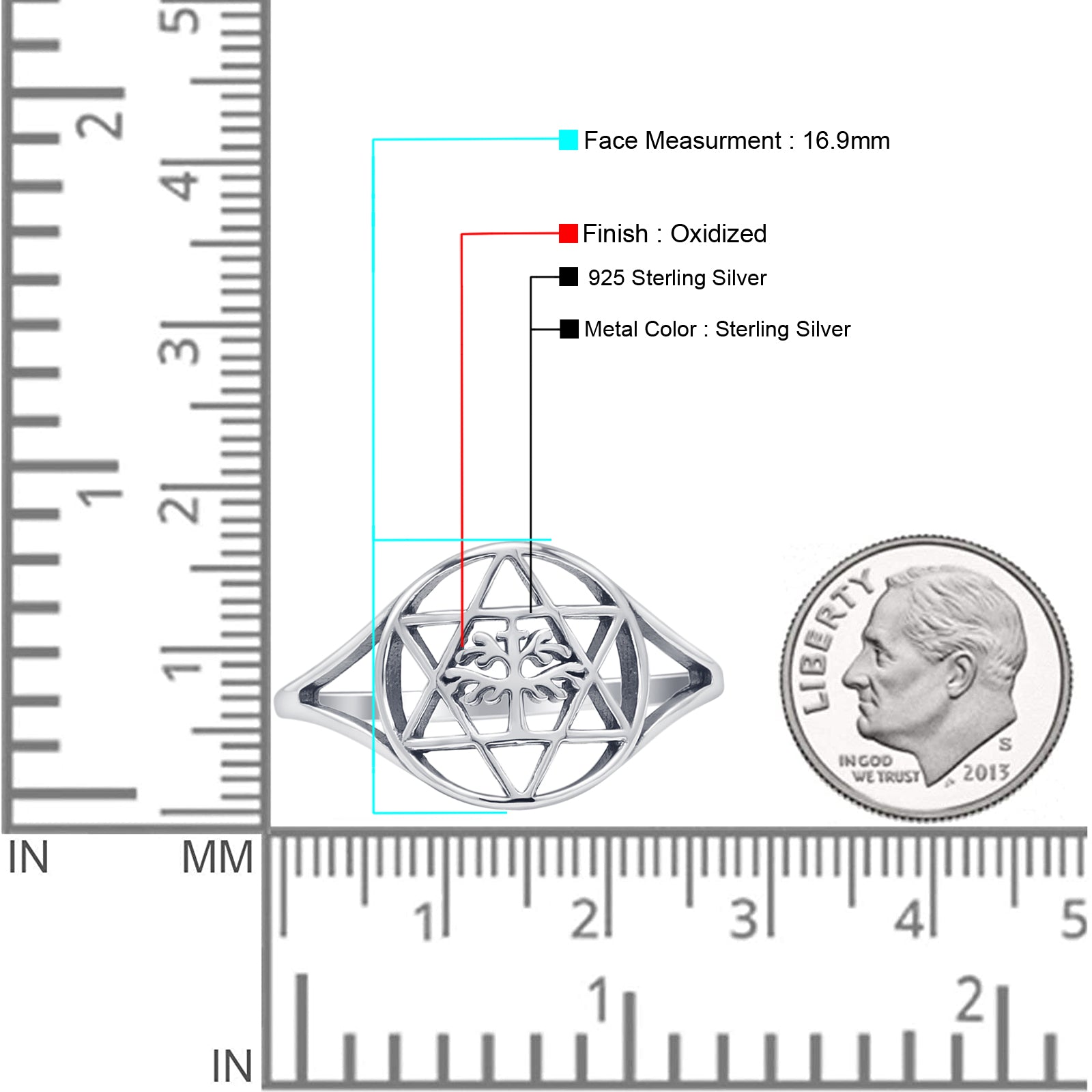 Star Od David & Tree Ring