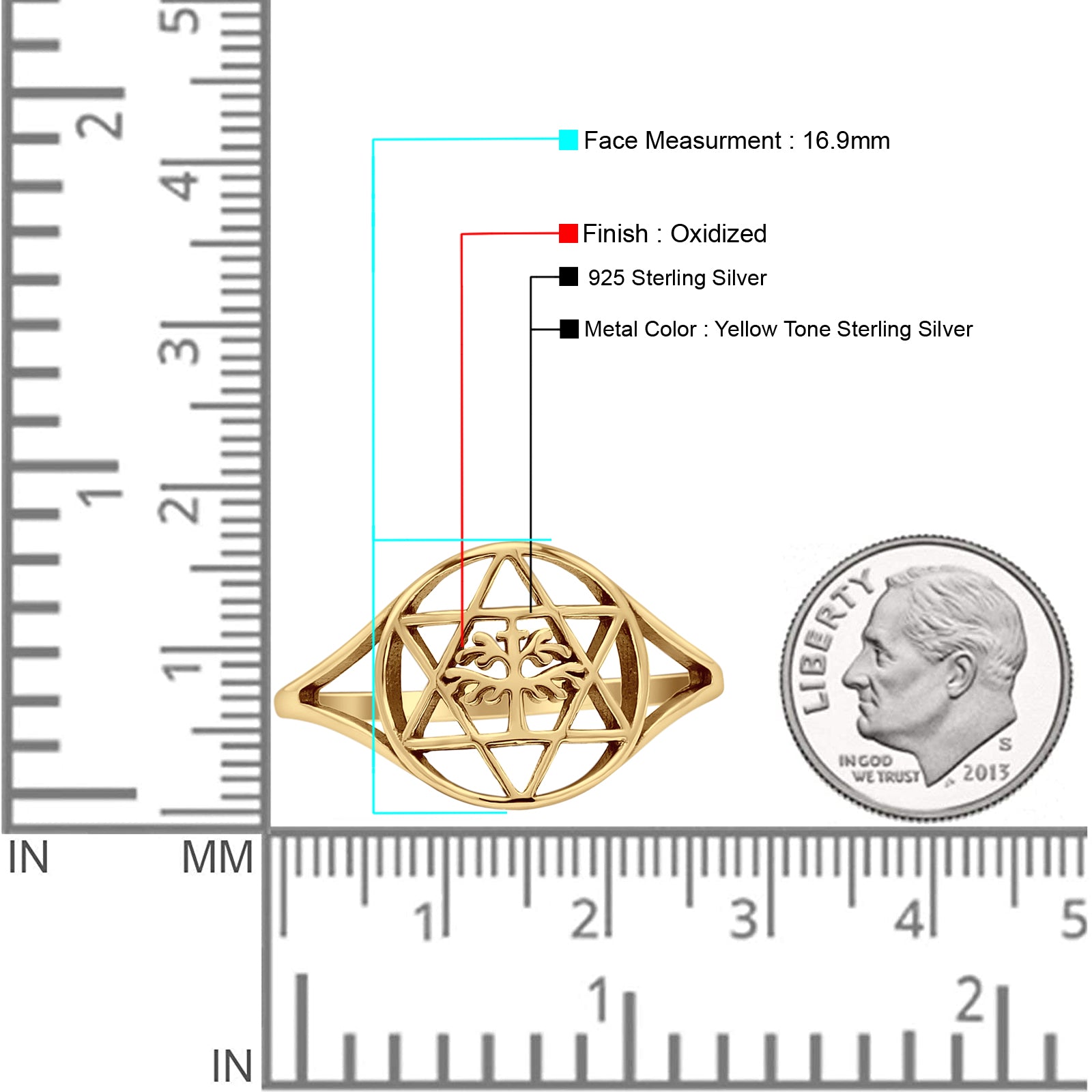 Star Od David & Tree Ring
