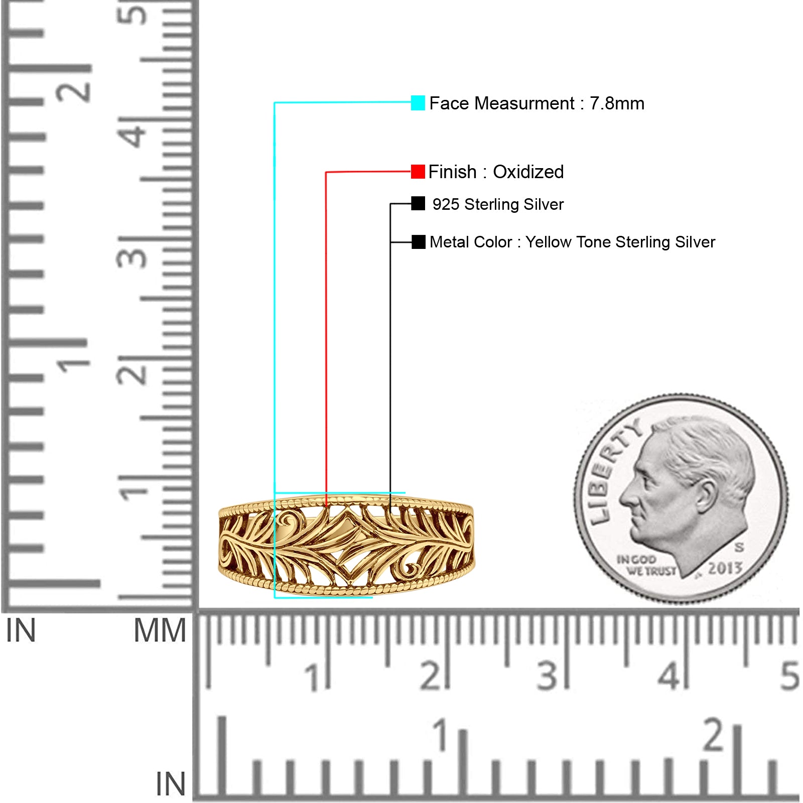 Leaf & Vines Ring