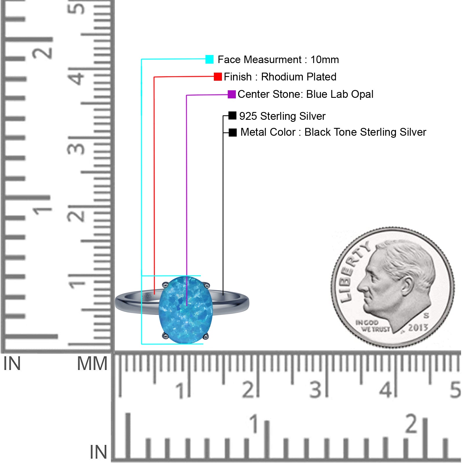 Oval Solitaire Ring