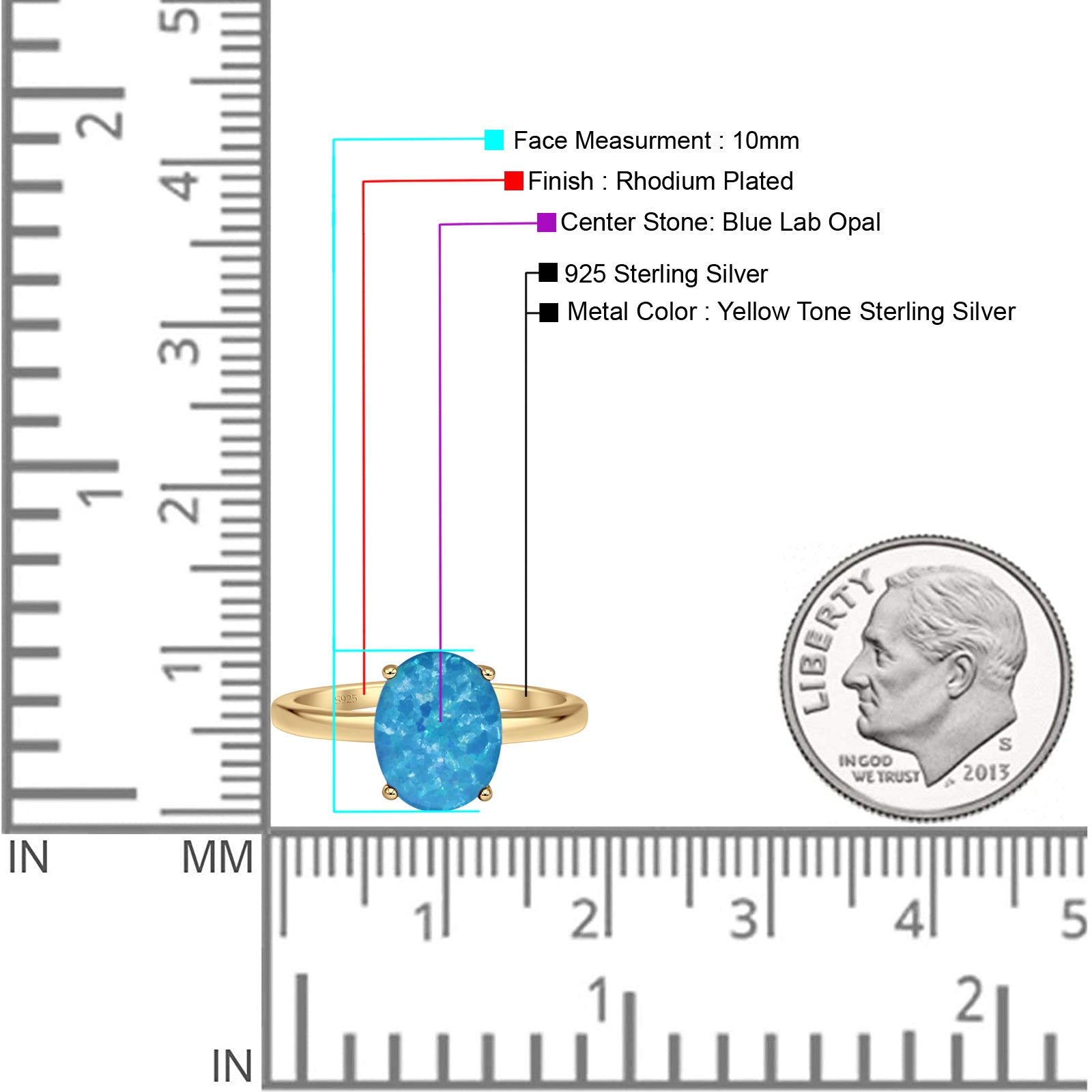 Oval Solitaire Ring