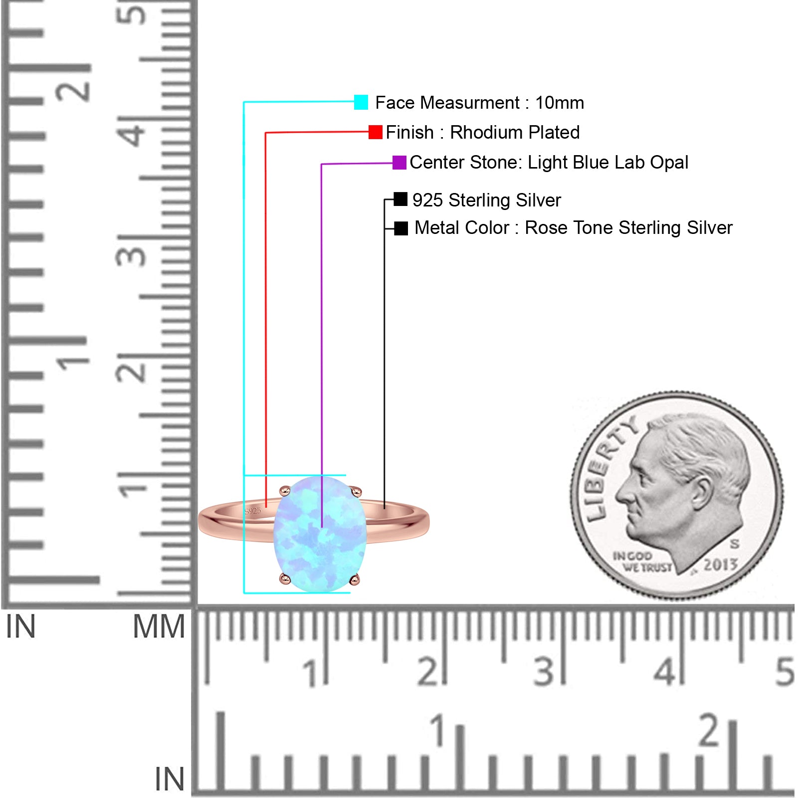 Oval Solitaire Ring