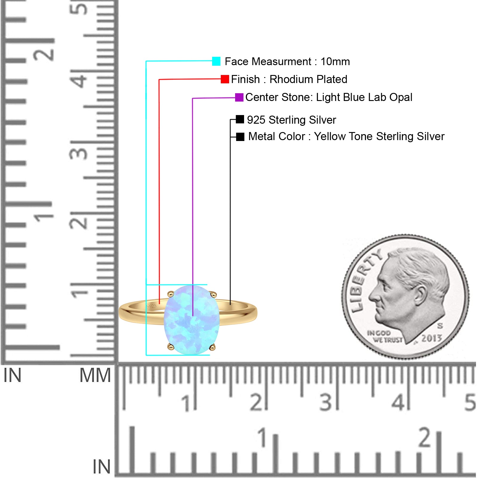 Oval Solitaire Ring