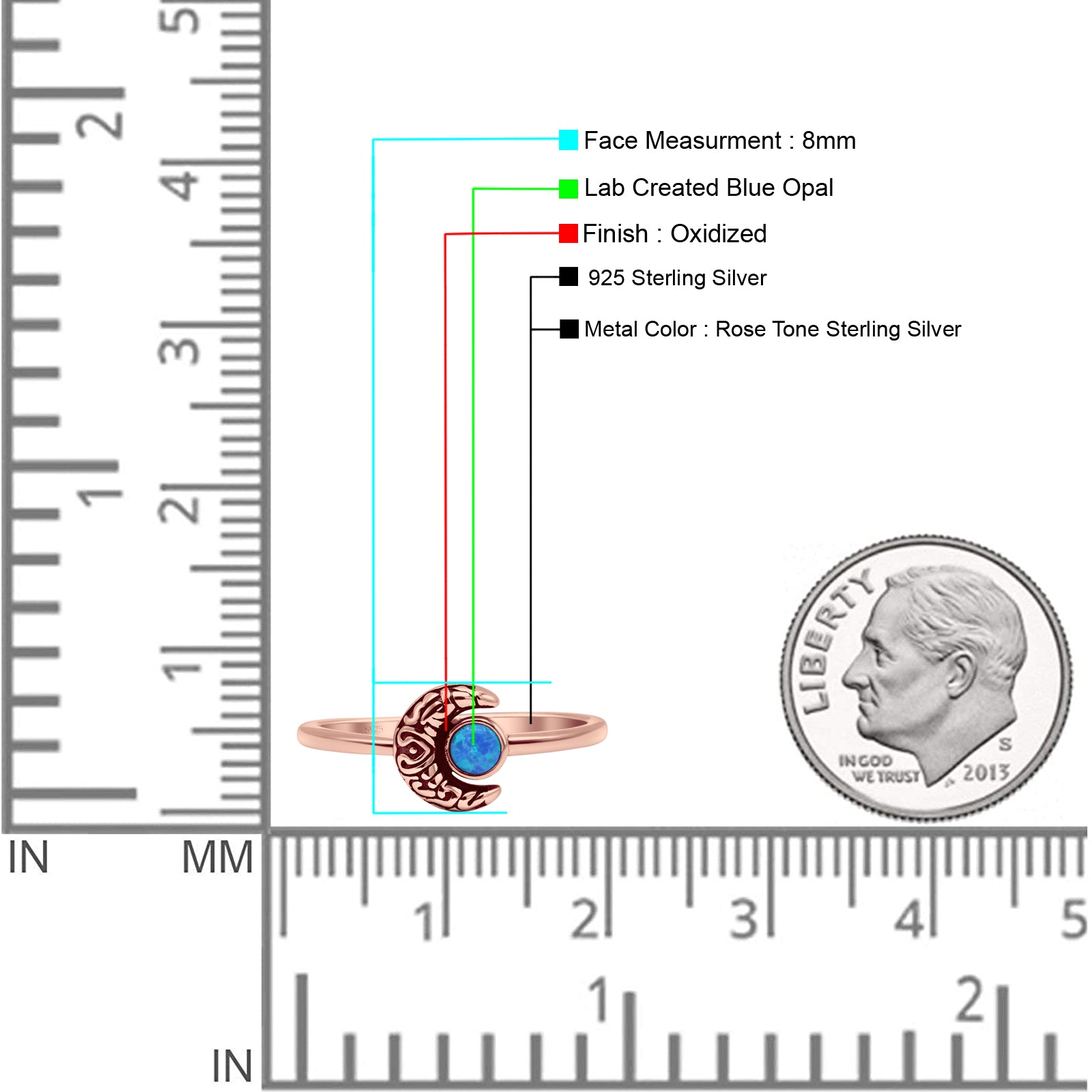 Crescent Moon Ring