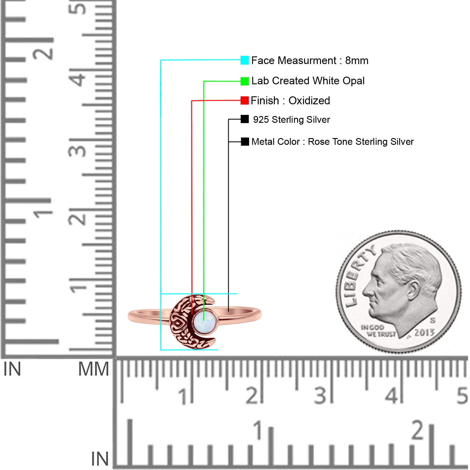 Crescent Moon Ring