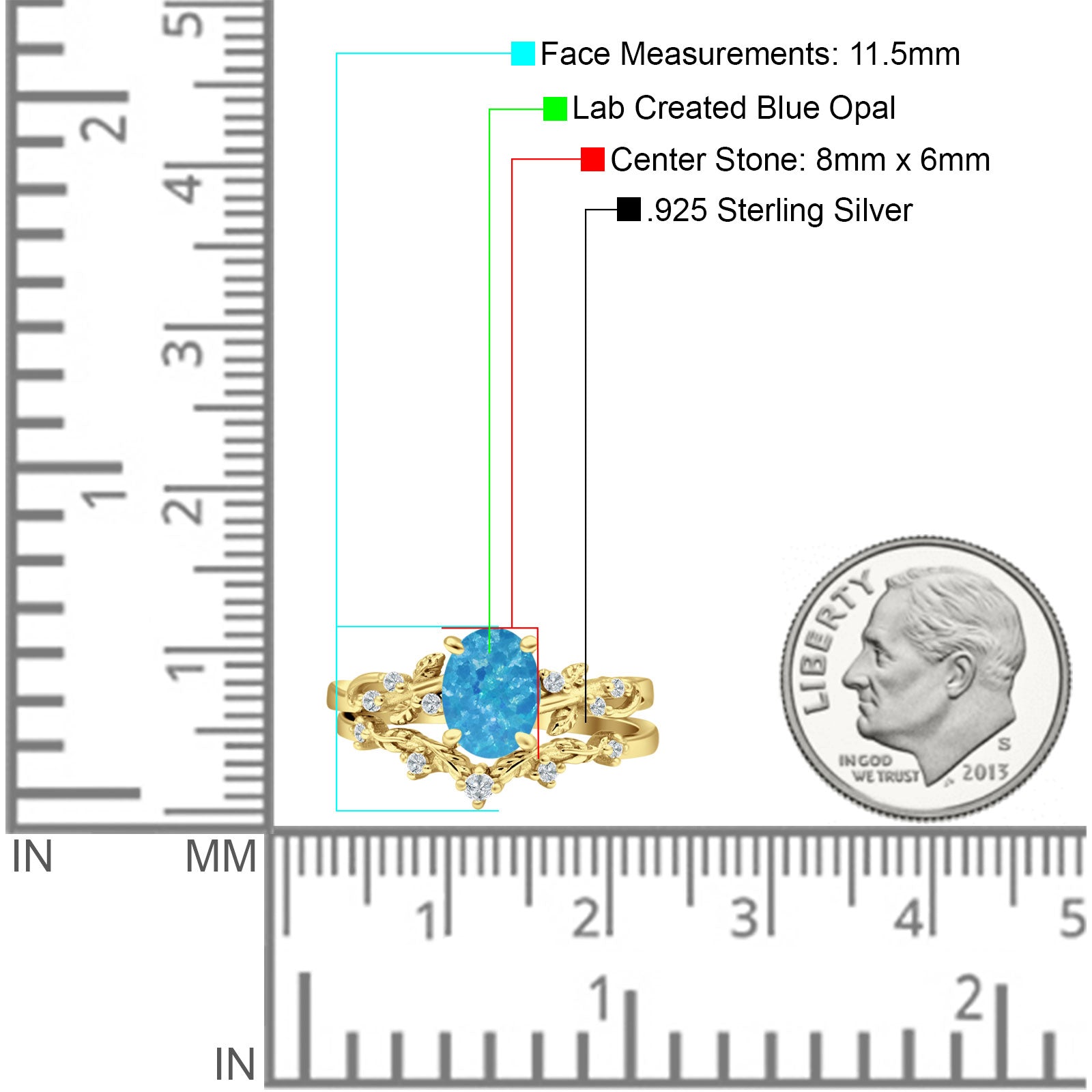 Two Piece CZ Ring