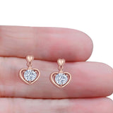 Heart Stud Earrings