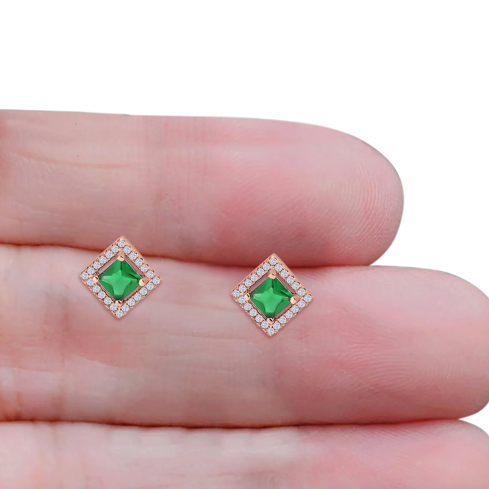Square Stud Earrings