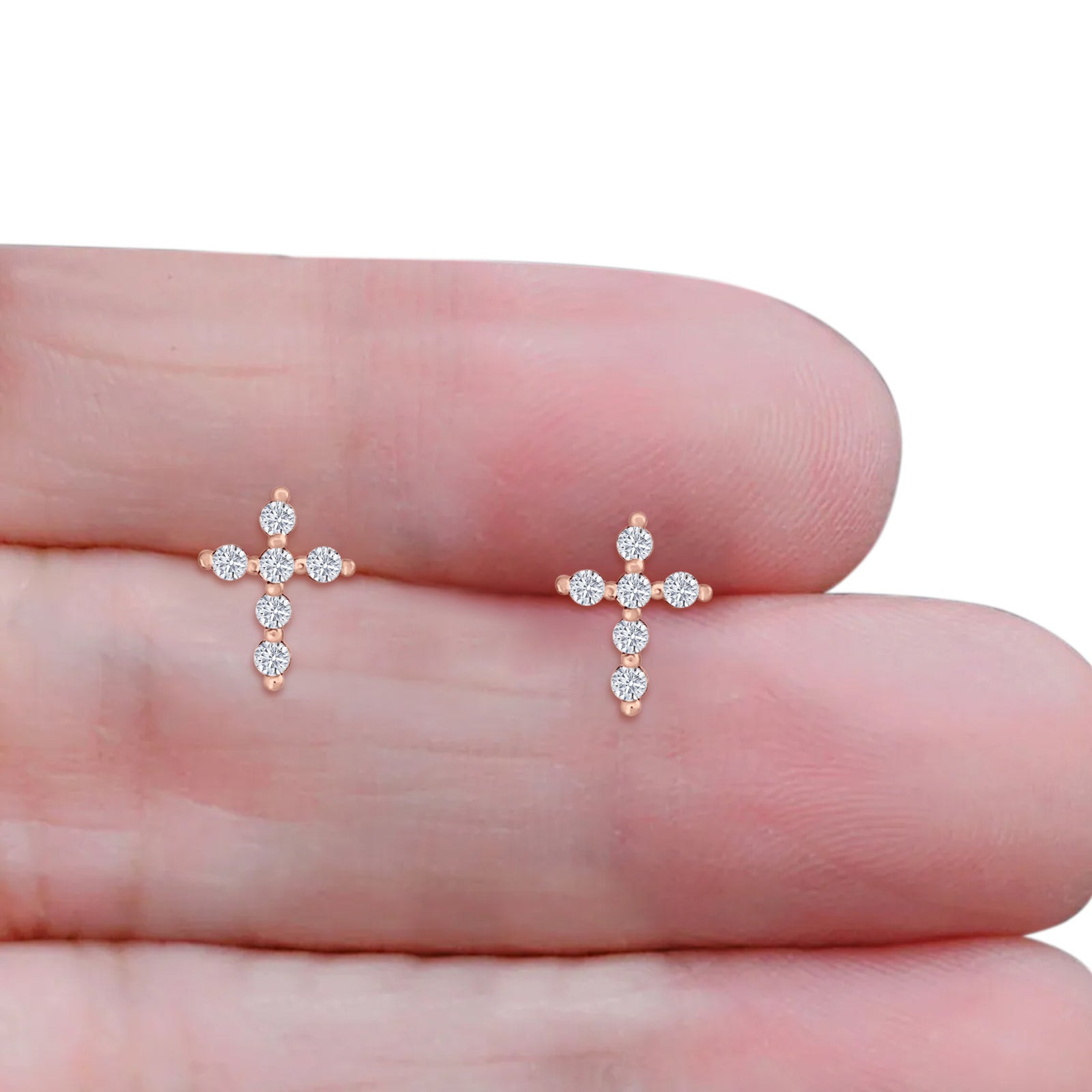 Cross Stud Earring