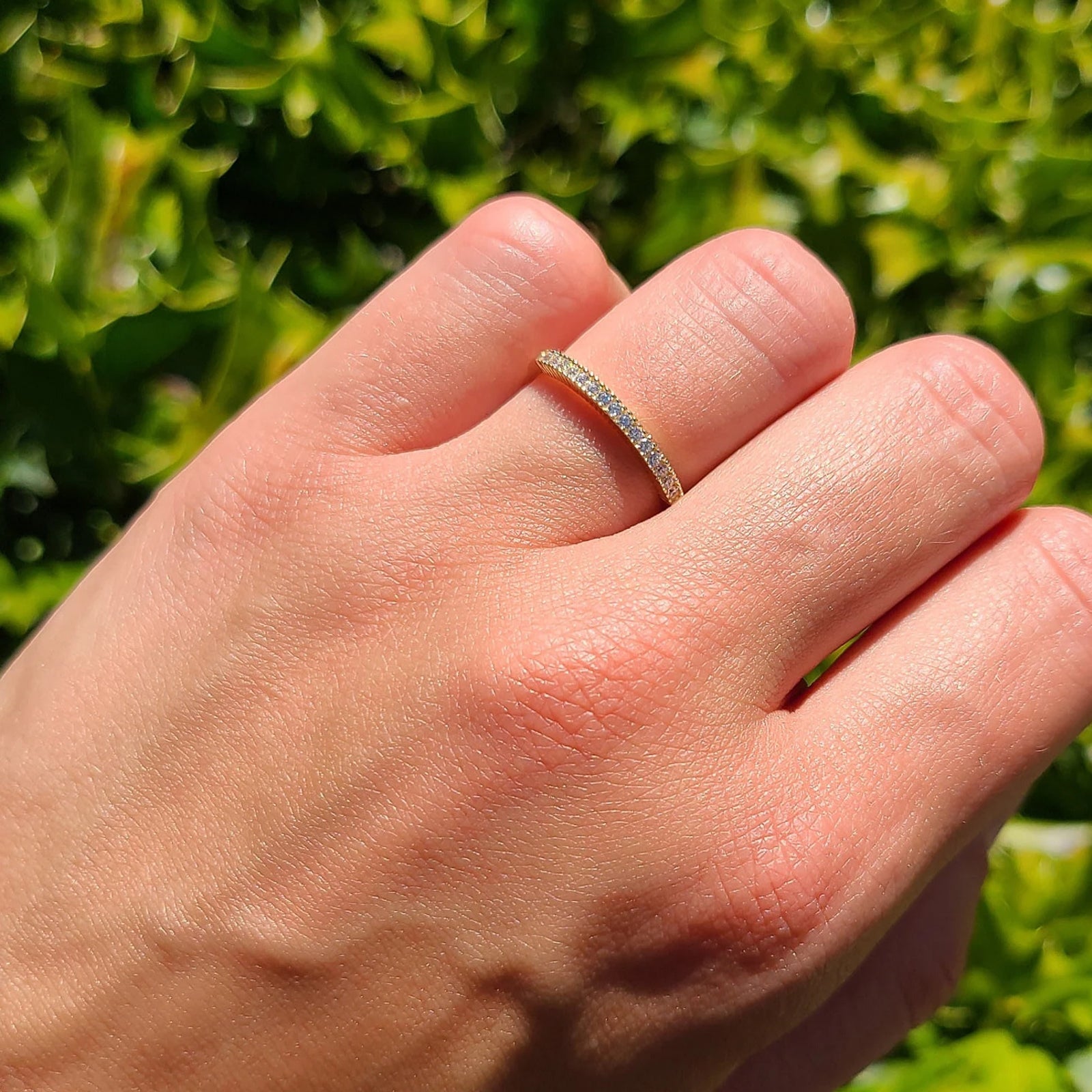 Half Eternity Wedding Band