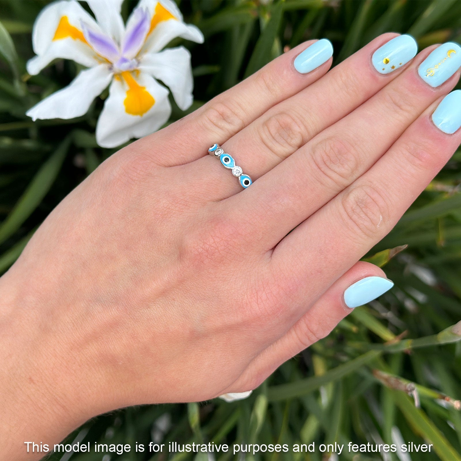 Good Luck Evil Eye Ring