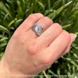 Crossover Stackable Ring