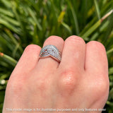 Crossover Stackable Ring