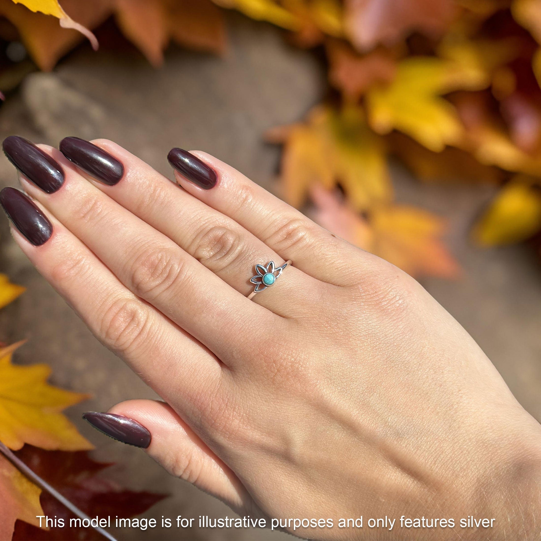 Oxidized Floral Ring