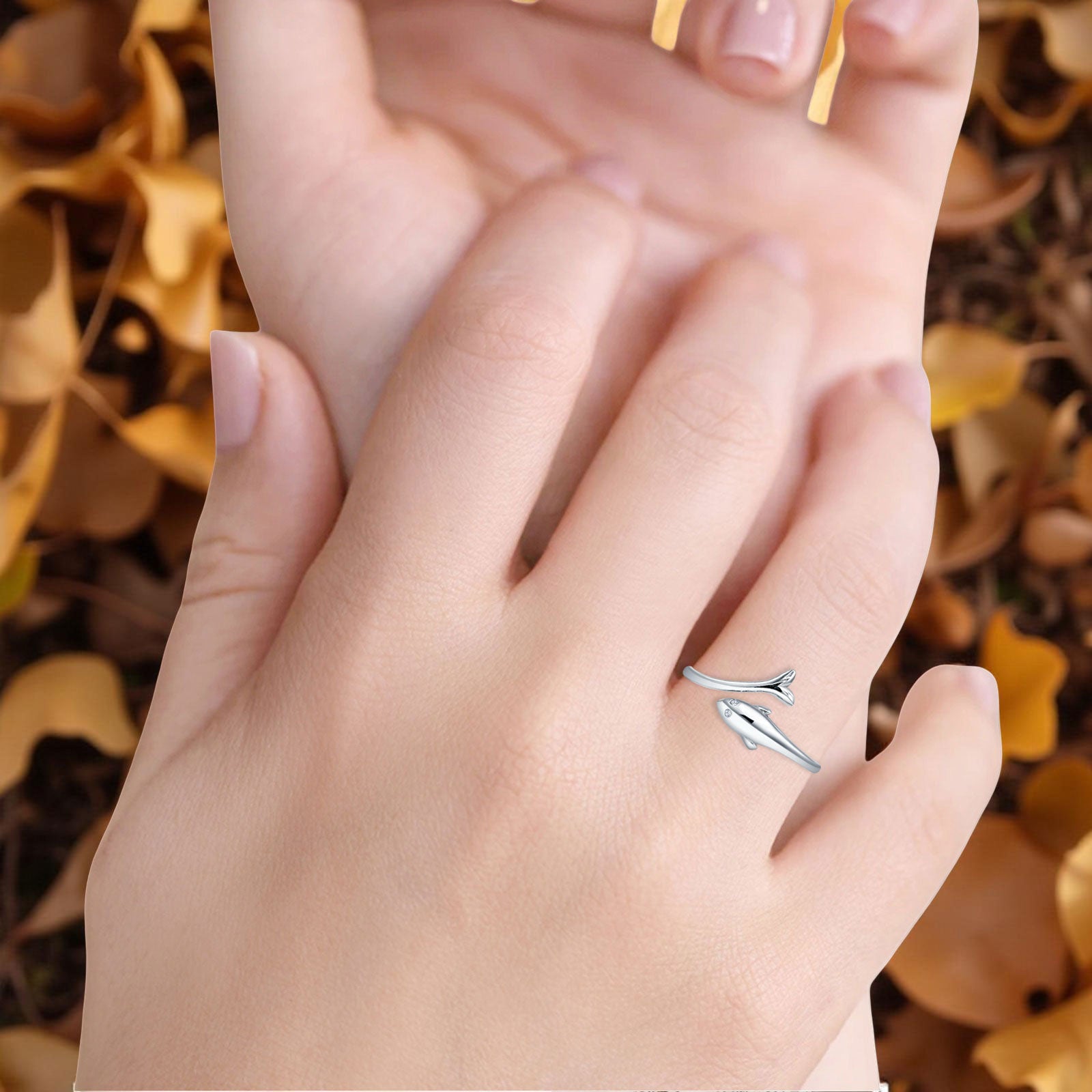 Dolphin Wrap Ring